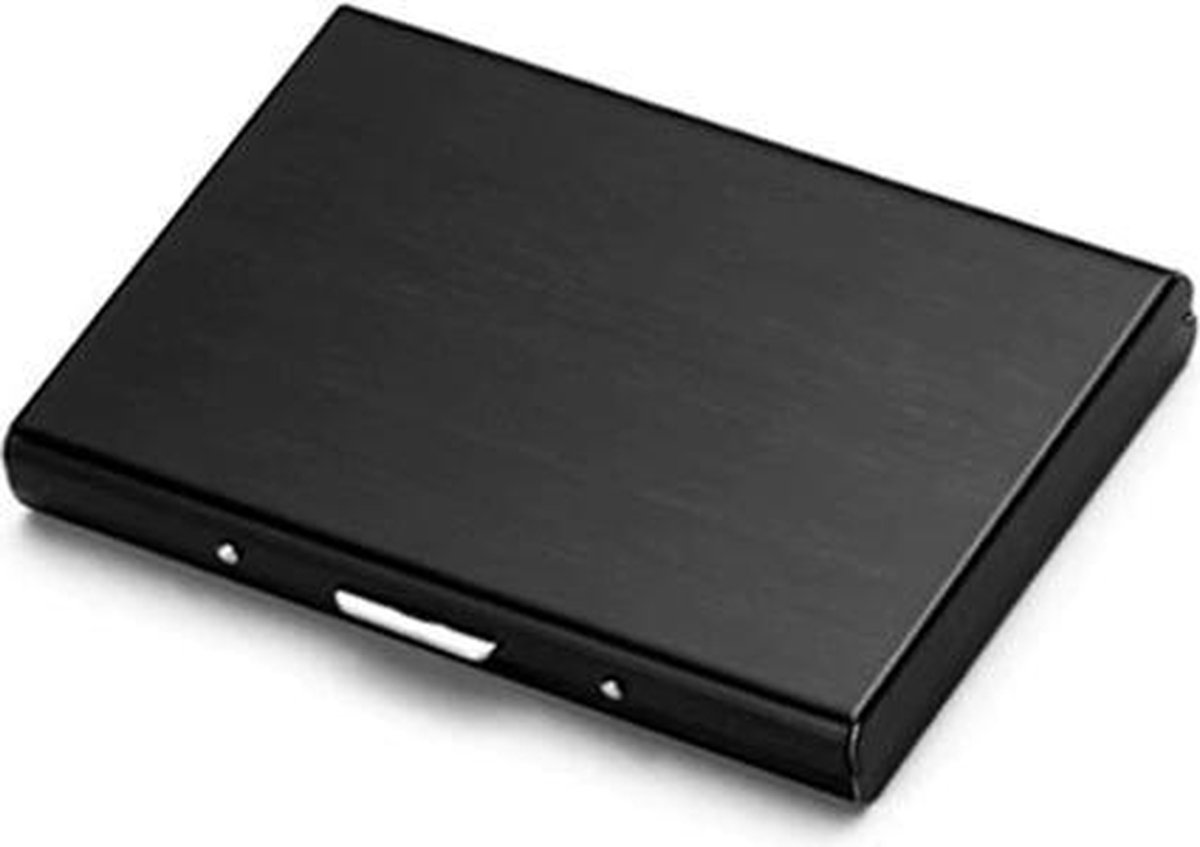 Pasjeshouder Creditcardhouder - Creditcard Case - Visitiekaarthouder - Pasjes Wallet - Portemonnee - Kaarthouder - Creditkaarthouder - Zwart