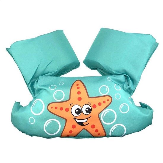 Zwemvest kinderen - Zeester groen | 2 - 6 jaar | 14 - 25kg | Veilig zwemmen | Zwemband | Reddingsvest | Kidzstore.eu