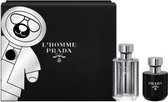 Prada L'Homme Giftset - 50 ml eau de toilette spray + 100 ml showergel - cadeauset voor heren