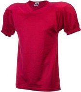 MM - American Football Shirt - Volwassenen - Rood - 3XL