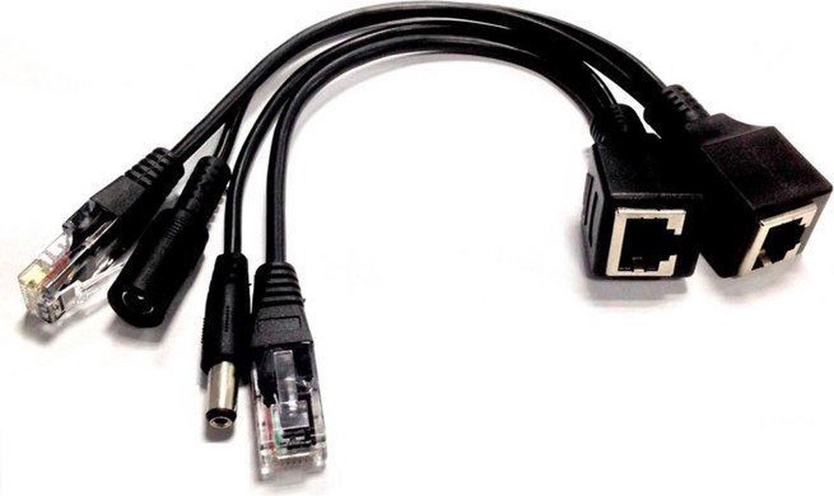 PoE kabel set / power over ethernet, plug and play | bol.com