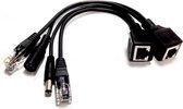 PoE kabel set / power over ethernet, plug and play