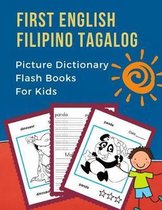 First English Filipino Tagalog Picture Dictionary Flash Books For Kids