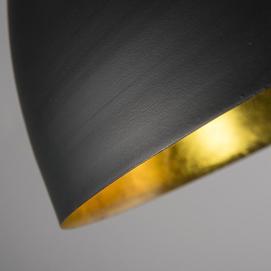 Light & Living Hanglamp Kylie - Zwart - Ø45cm - Modern - Hanglampen Eetkamer, Slaapkamer, Woonkamer