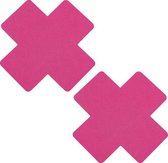 Nipple Sticker/Pink Cross/"Sexy Tepel Plakker"/Kruis Roze/Tepelstickers