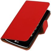 Mobieletelefoonhoesje.nl - LG K5 Hoesje Effen Bookstyle Rood