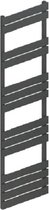 Handdoekradiator verticaal staal mat antraciet 175x50cm 885 watt - Eastbrook Addington type 10