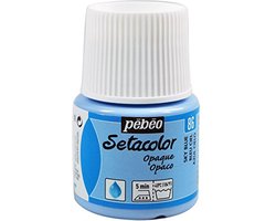 Pébéo Setacolor Hemelsblauwe Textielverf - 45ml textielverf voor donkere en lichte stoffen