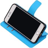 Blauw Apple iPhone 7 / 8 TPU wallet case booktype hoesje HM Book