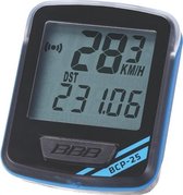 BBB BCP-25 NanoBoard Fietscomputer - Bedraad - 7 functies - Zwart/Blauw