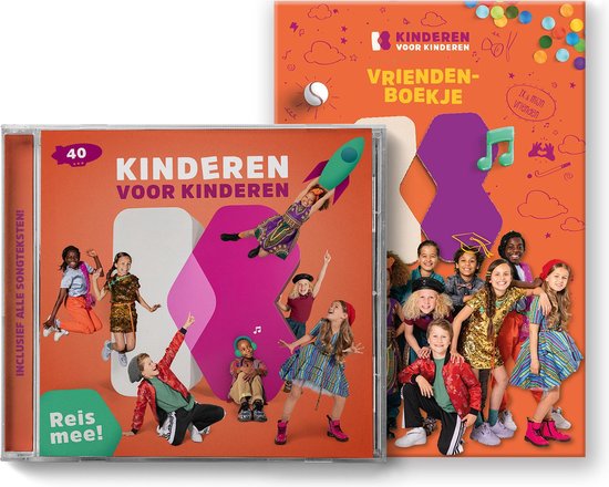 Kinderen voor Kinderen 40 - Reis Mee! +  Vriendenboekje (Exclusief bij bol.com) - Kinderen voor Kinderen
