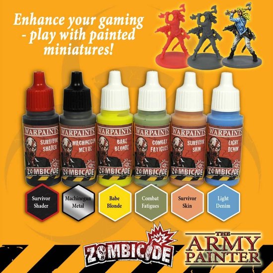 Thumbnail van een extra afbeelding van het spel Zombicide: Zombie Survivor Paint Set