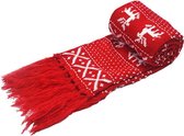 Kerst sjaal Rood & wit - 160 x 17cm