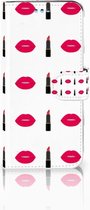 Book Case Samsung S9 Design Lipstick Kiss