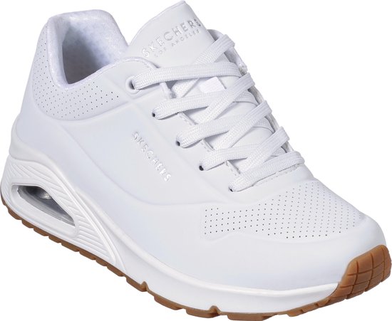 Skechers Uno Stand On Air Dames Sneakers - White - Maat 36 | Bestel nu!