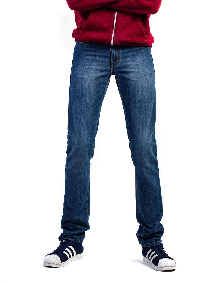 Blue slimfit Giant Jeans - Heren - W28/L36 | bol.com