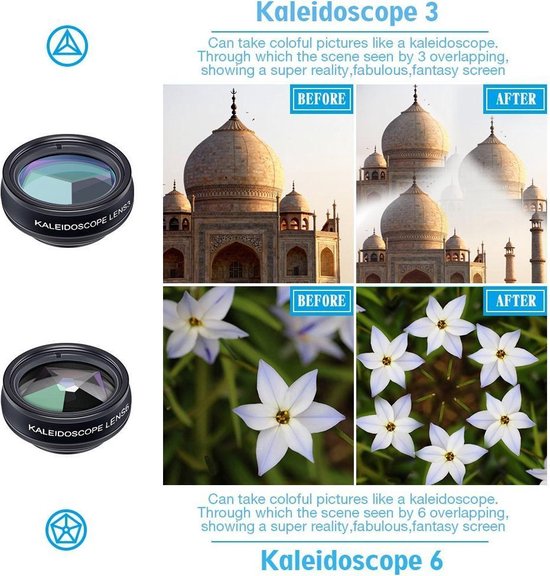 APEX Series 10 in 1 HD Telefoon Camera Lens Kit