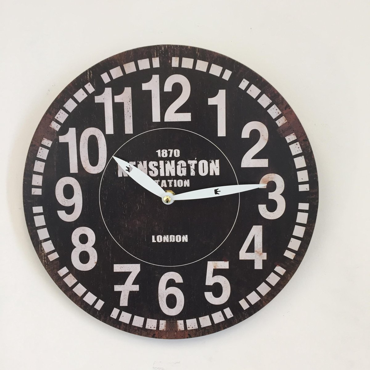 SARAMAX1072 Wandklok Kensington 1870 Vintage Retro Design