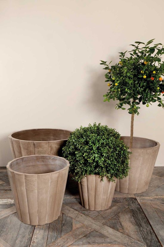 Riviera Maison - Tropicana Pot XXL - Bloempot - Vezelklei | bol.com