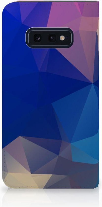 Samsung Galaxy S10e Stand Case Polygon Dark