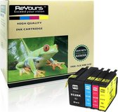 ReYours® compatible inkt voor HP932XL / 933XL Multipack zwart en kleur - 4 pack