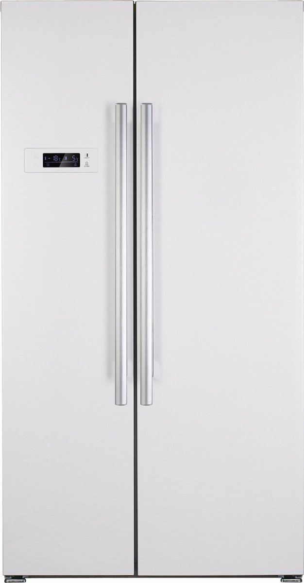 Exquisit SBS 550-4 A+ - Amerikaanse koelkast - Wit | bol.com