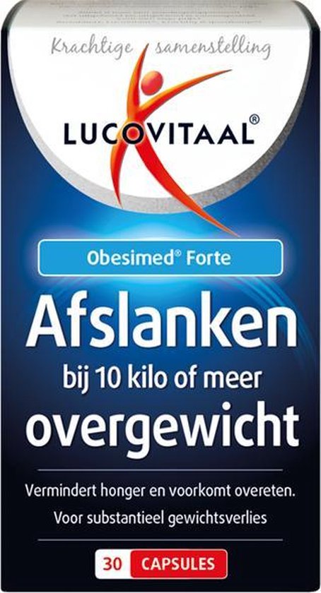 Lucovitaal - Afslanken bij 10 kilo of meer overgewicht - 30 capsules - Afslanksupplement