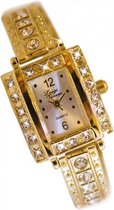 Luigi Vicaro Horloge Hematiet Staal - Goudkleurig