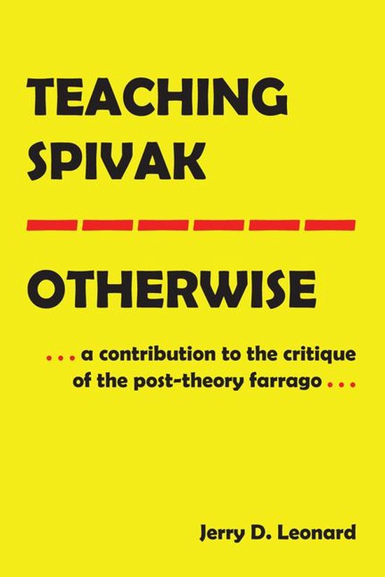 Education and Struggle 19 - Teaching Spivak—Otherwise - cover