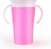 Oefenbeker - roze | Antilek beker | Drinkbeker | Handige handvaten | Kidzstore.eu