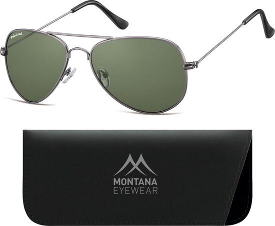 Montana - MP94C - Zonnebril - stijl - Gunmetal - Lensbreedte 57 mm van Montana. — afbeelding 3