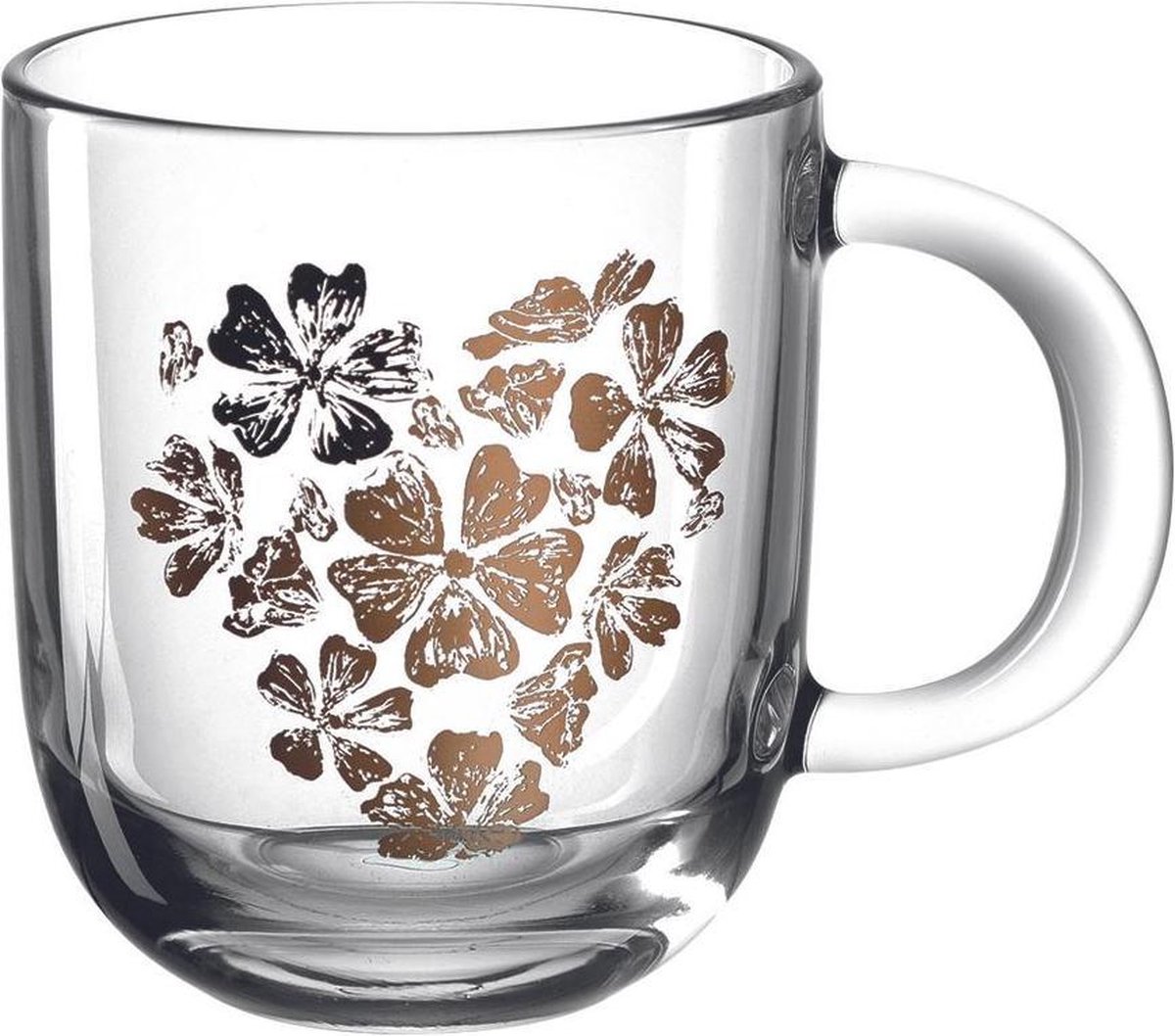 Leonardo Emozione - Glas 400 ml - Bloemen hart