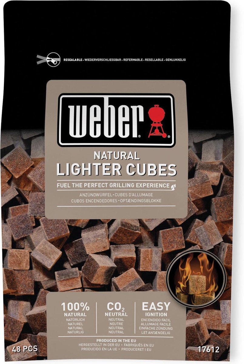 Weber Natural Lighter cubes 48 stuks