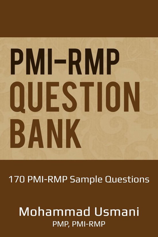 PMI-RMP Question Bank - cover