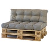2L Home & Garden Palletkussen Metro Beige - 120 x 80cm