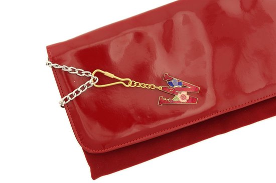Behave® Porte-clés lettre émail rouge L 4 cm