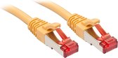 Câble réseau Lindy Rj45 / Rj45 Cat6 3m S / FTP (S-STP) Jaune