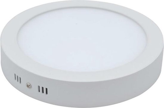 Groenovatie LED Paneel Plafondlamp 25W - Rond - 300x300 mm - Opbouw - Warm Wit