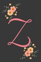 Z Initial Monogram Dot Grid Notebook Journal