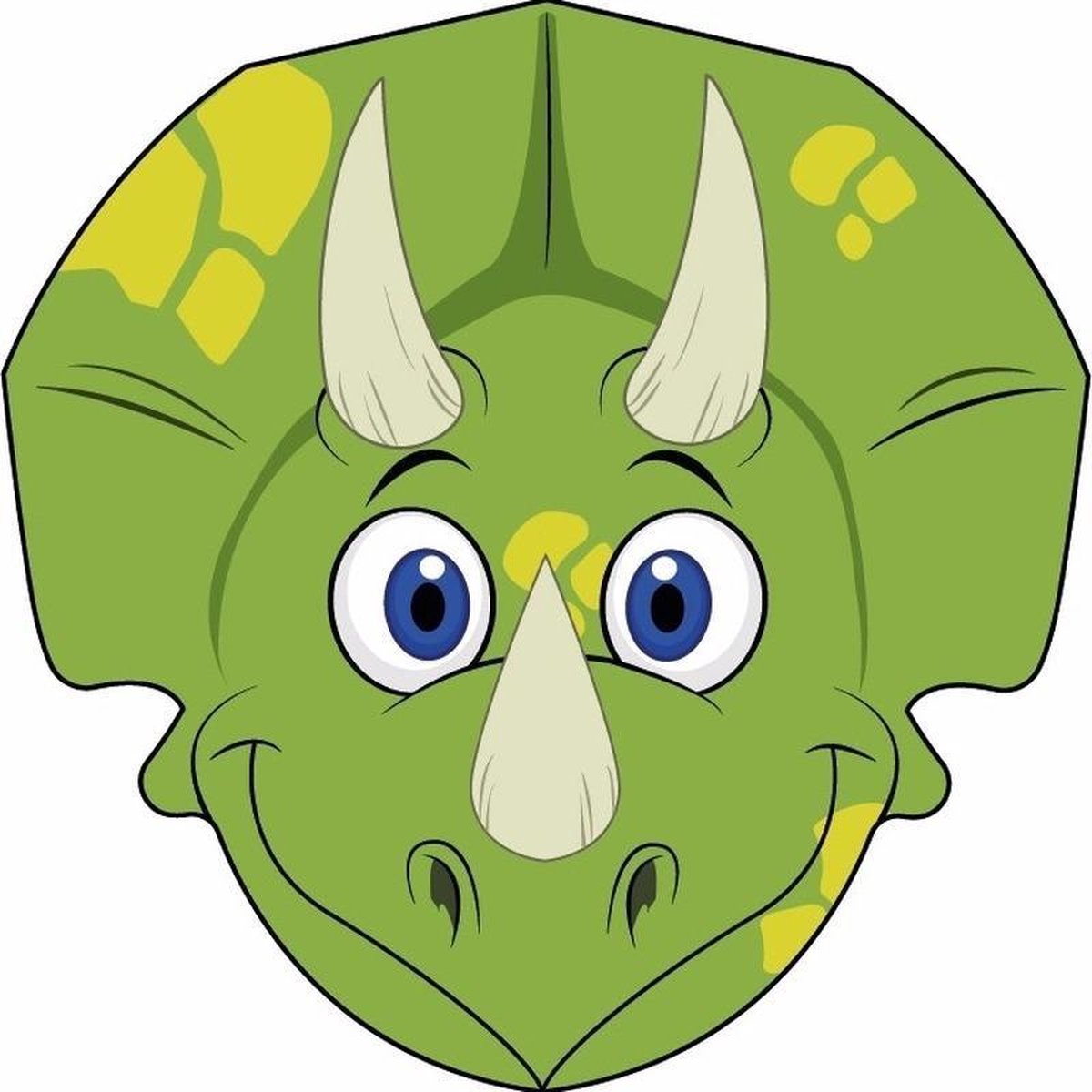 echtgenoot Roest stel voor Kartonnen dinosaurus masker voor kinderen | bol.com
