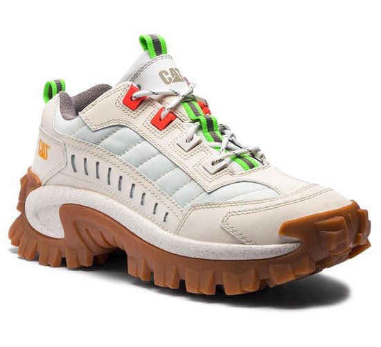 Caterpillar Intruder Leather Sneakers - Maat 39 - Unisex - wit/rood/groen |  bol.com