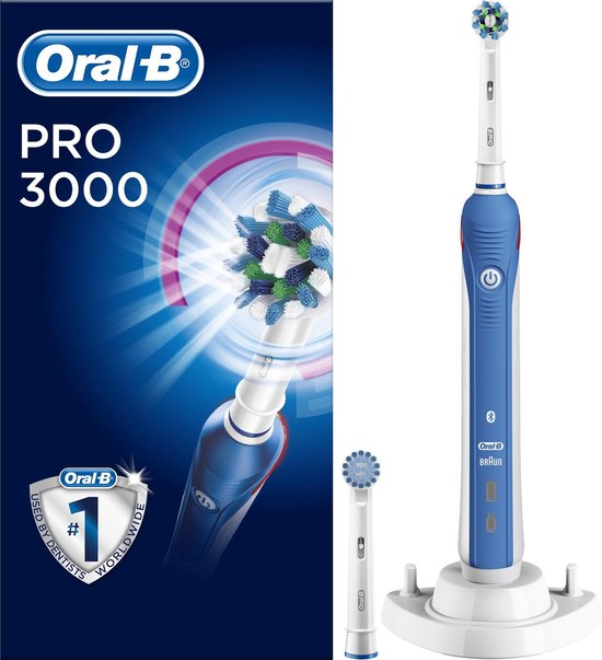 Sinewi Hover verkouden worden Oral-B PRO CrossAction 3000 - Elektrische Tandenborstel | bol.com