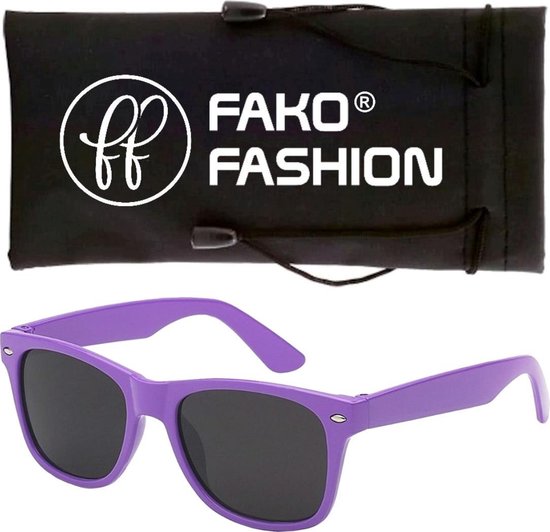 Fako Fashion® - Heren Zonnebril - Dames Zonnebril - Classic - Paars