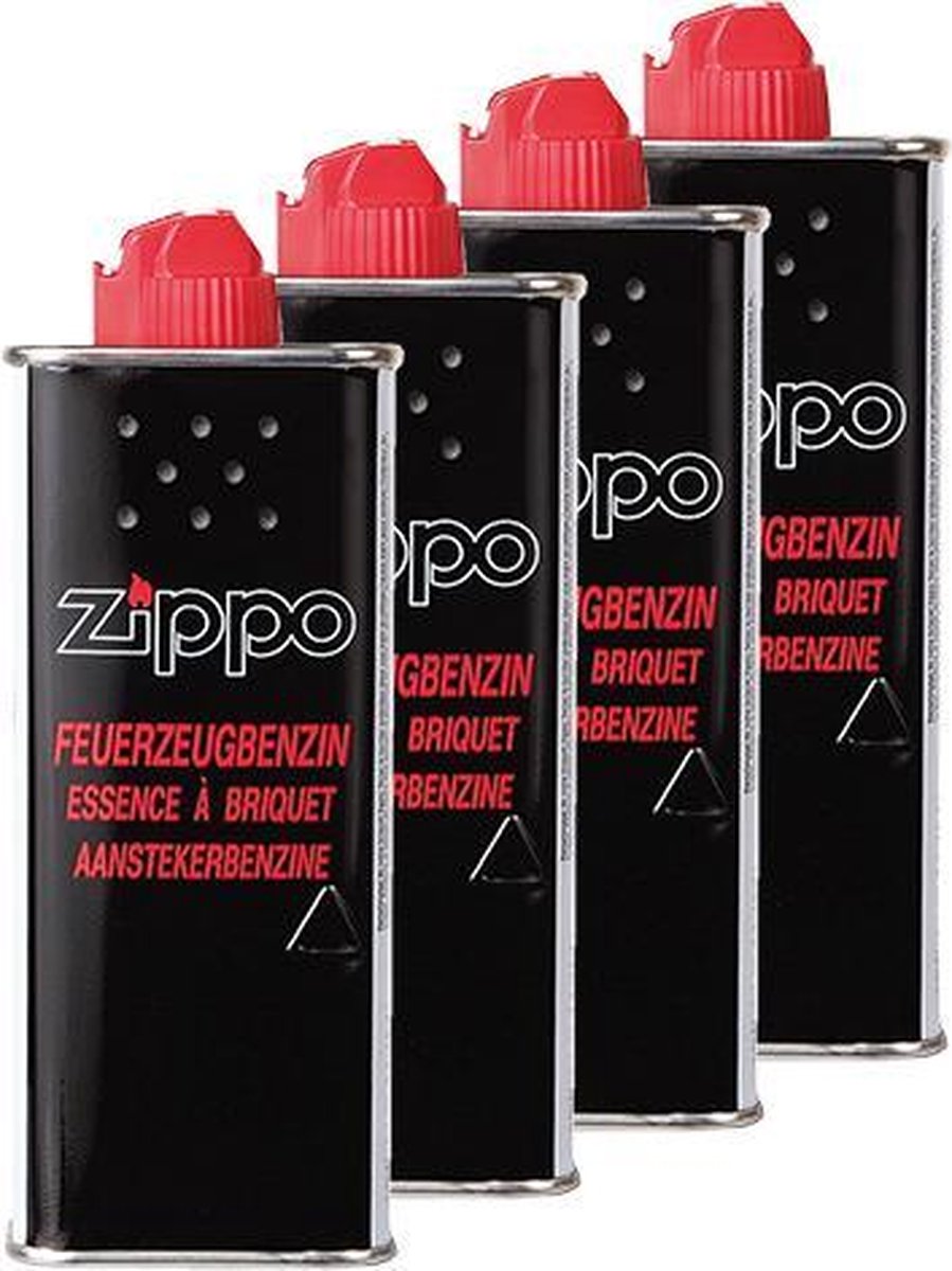 4 x Zippo Vloeistof - benzine aansteker - Zippo