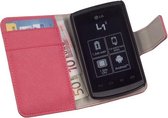 LG L1-2 E410 Wallet Bookcase hoesje Roze