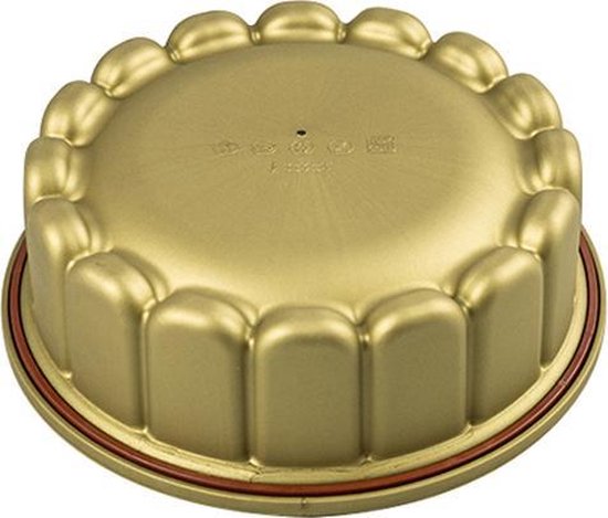 Gold Charlotte 3D Silicone Cake Mold, Silikomart