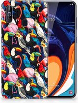 Geschikt voor Samsung Galaxy A60 Leuk Hoesje Birds