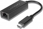 Lenovo 4X90L66917 tussenstuk voor kabels USB type C Ethernet Zwart
