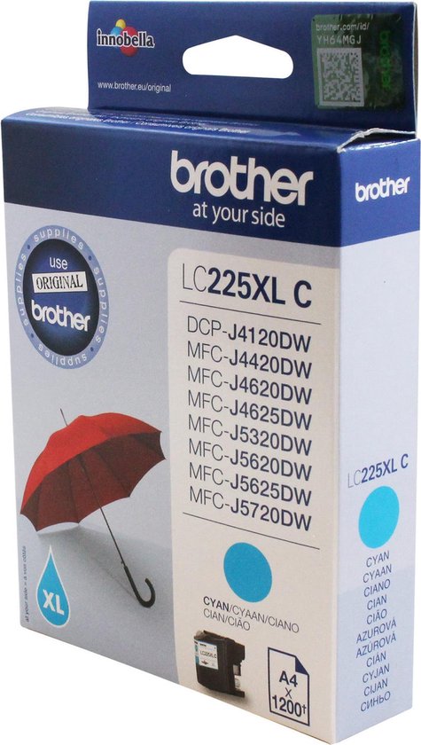 Brother LC225XL-C - Inktcartridge / Cyan