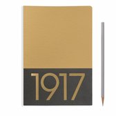 Leuchtturm1917 A5 Medium Jottbook Blanco Gold (set van 2) Blanco